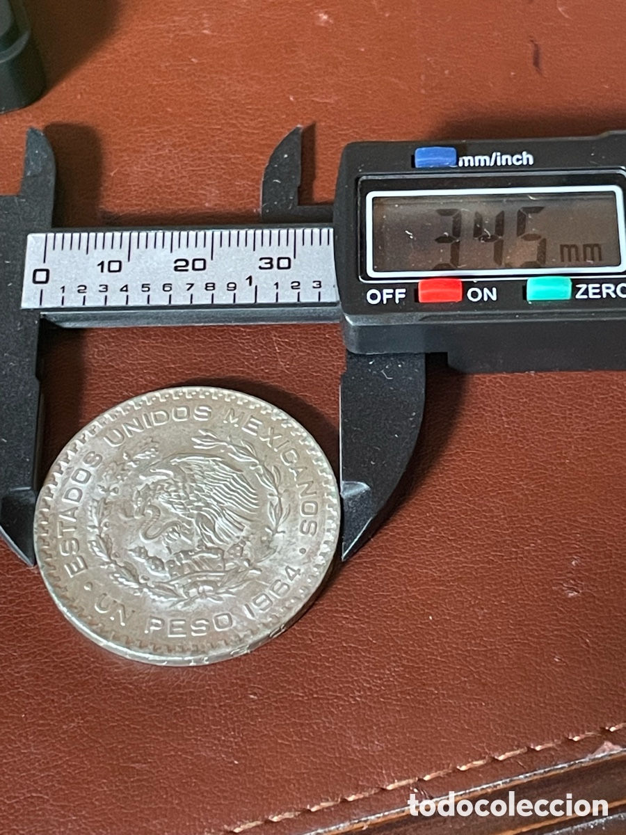 Monedas antiguas de Am&eacute;rica: Moneda Mexico 1 peso - Foto 3