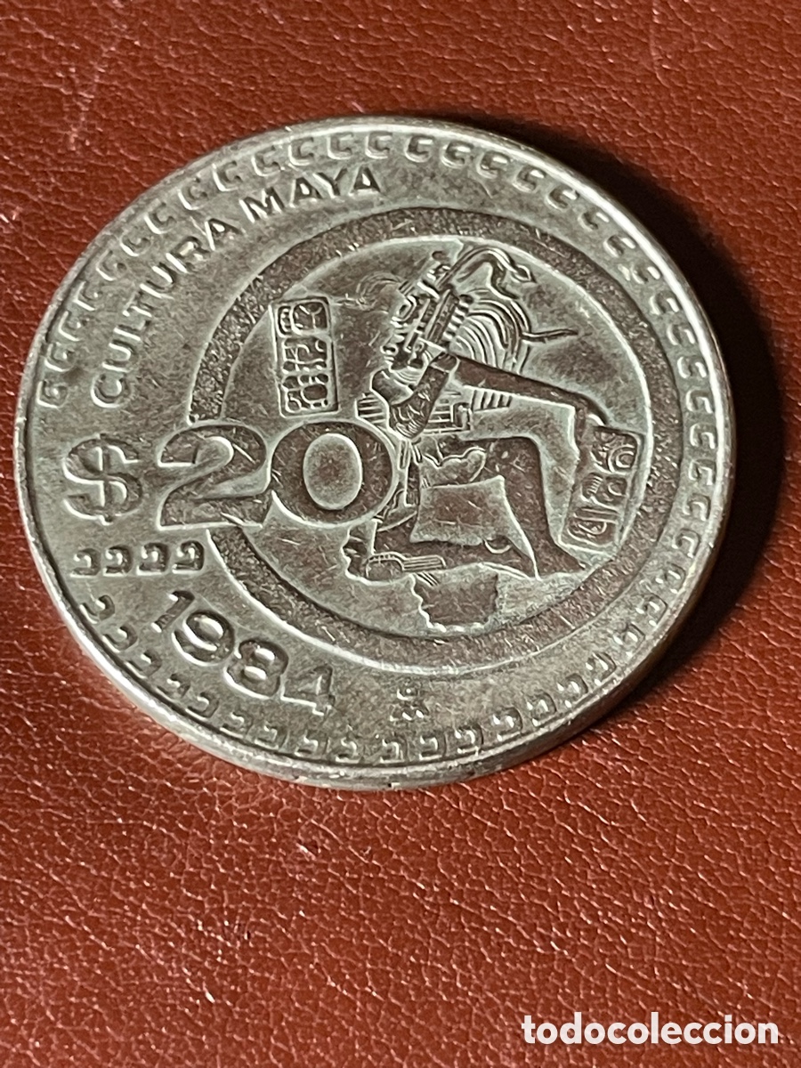 Monedas antiguas de Am&eacute;rica: Moneda mexico a&ntilde;o 1984 - Foto 1