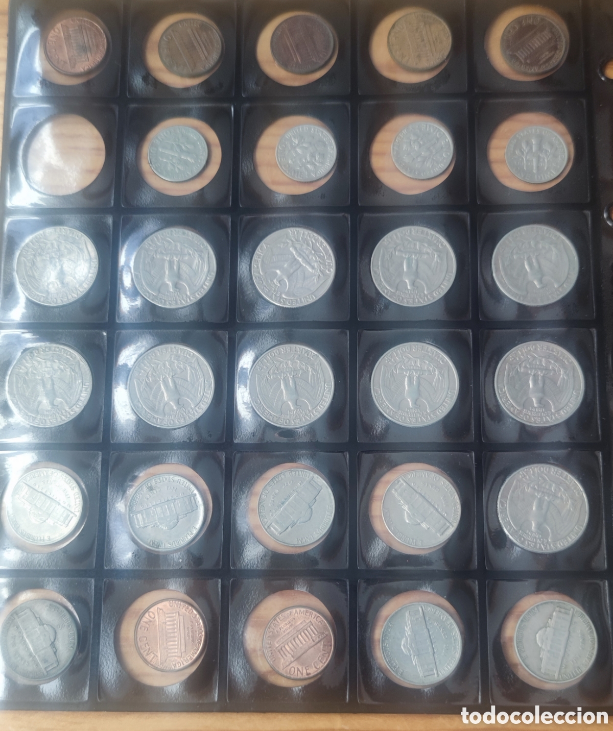 Monedas antiguas de Am&eacute;rica: Lote de monedas de EE UU - Foto 1