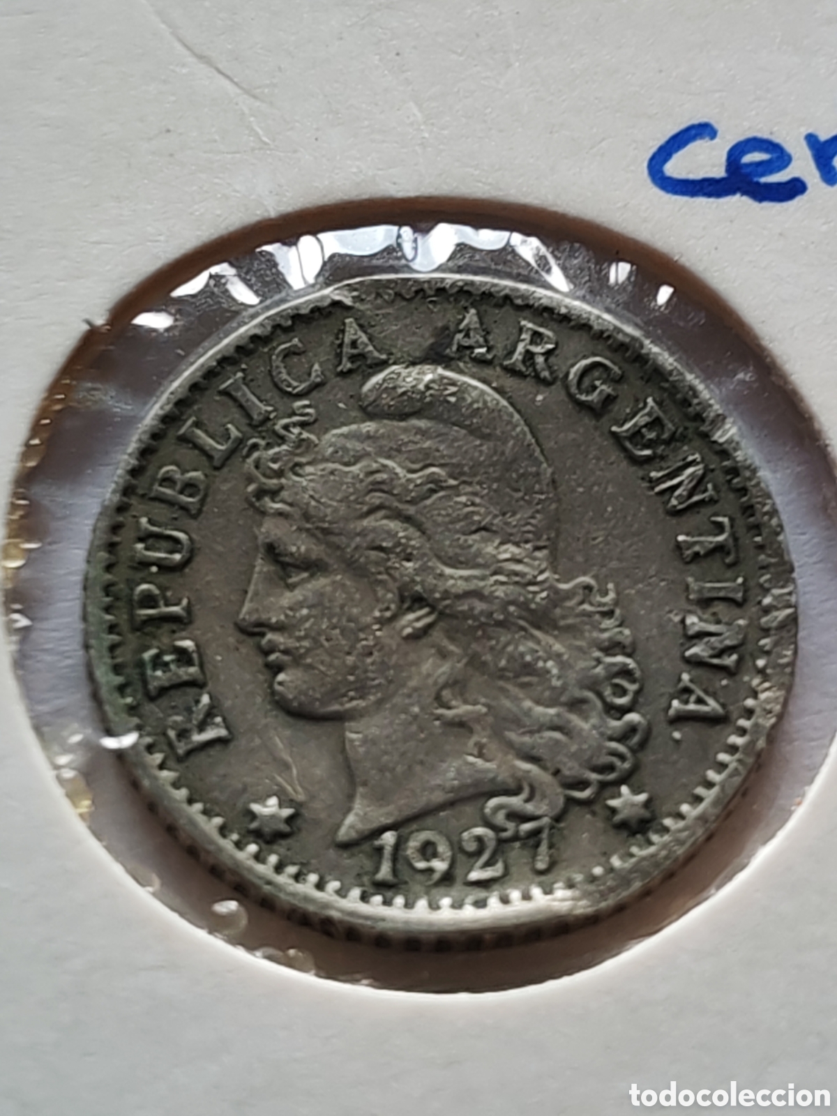 Monedas antiguas de Am&eacute;rica: Argentina. 5 centavos. 1927. - Foto 3