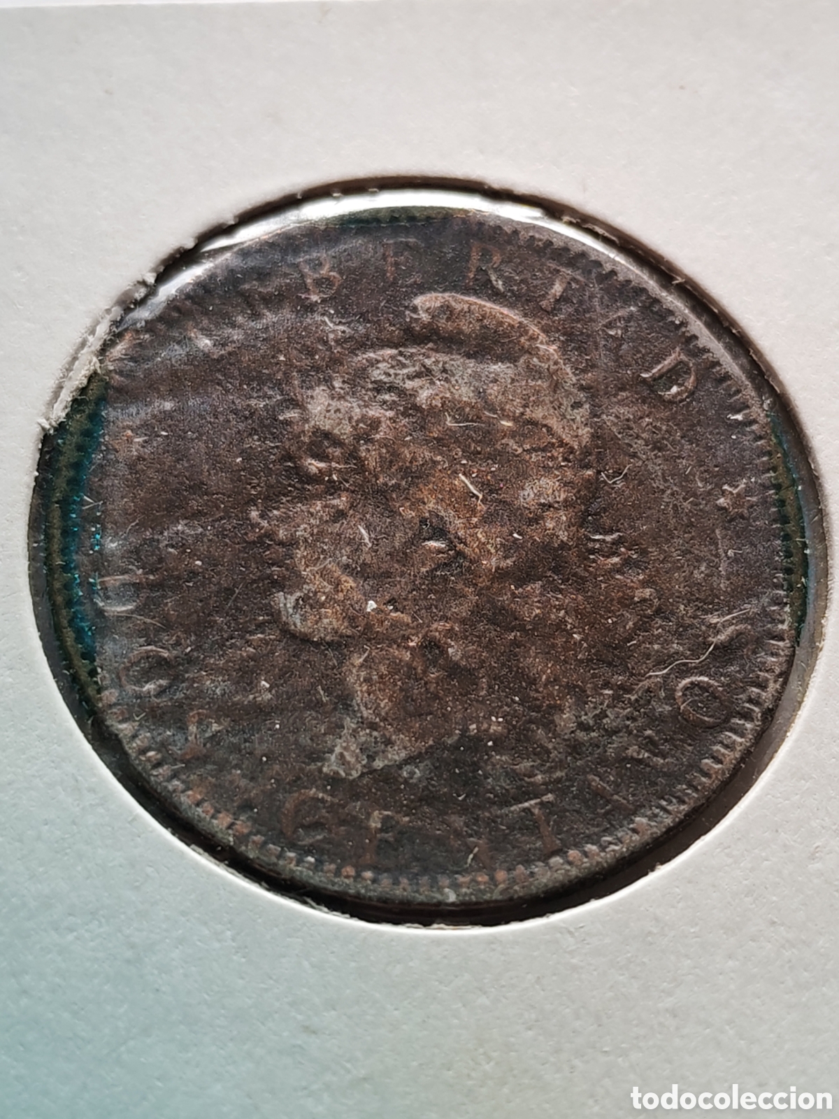 Monedas antiguas de Am&eacute;rica: Argentina. 2 centavos. 1893. - Foto 4