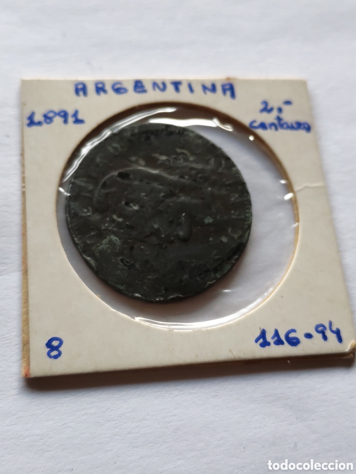 Monedas antiguas de Am&eacute;rica: Argentina. 2 centavos. 1891 - Foto 1