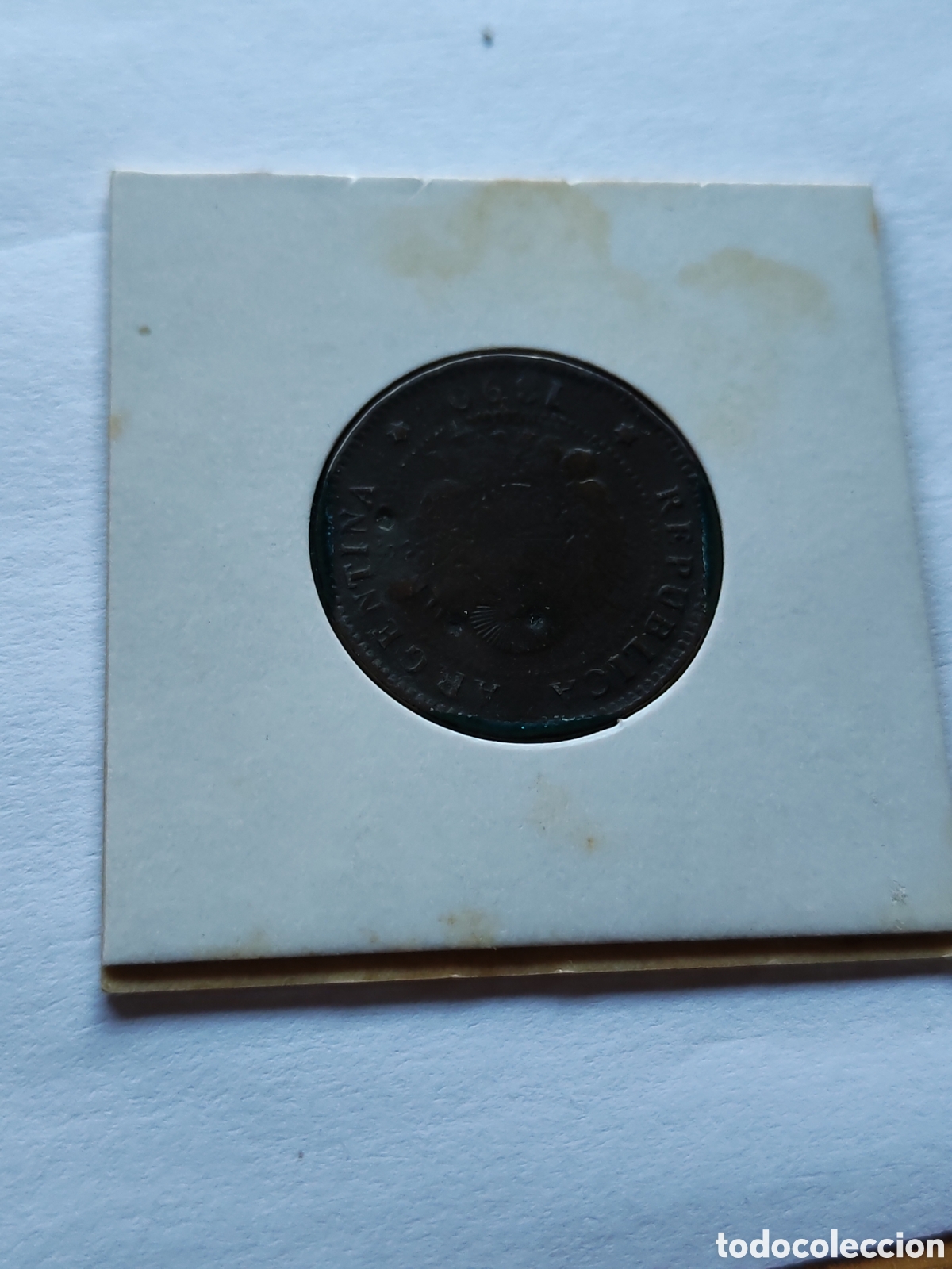 Monedas antiguas de Am&eacute;rica: Argentina. 1 centavo. 1890 - Foto 2