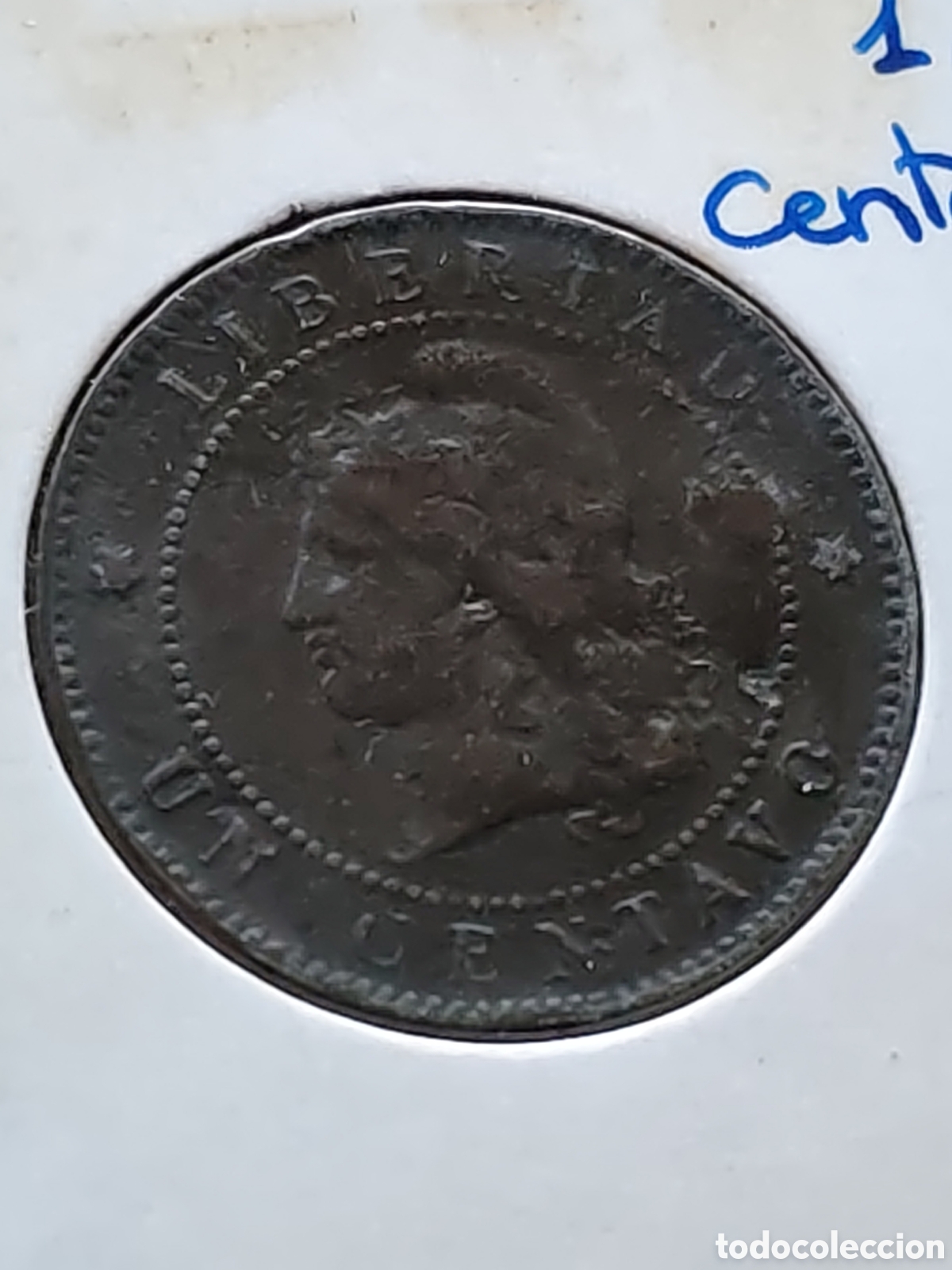 Monedas antiguas de Am&eacute;rica: Argentina. 1 centavo. 1890 - Foto 3