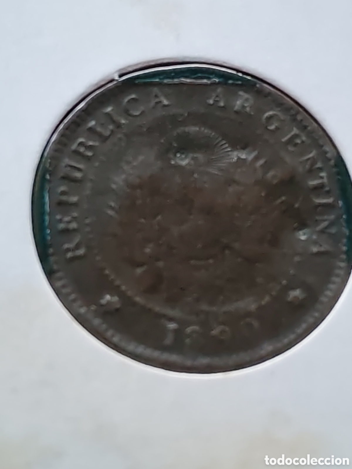 Monedas antiguas de Am&eacute;rica: Argentina. 1 centavo. 1890 - Foto 4