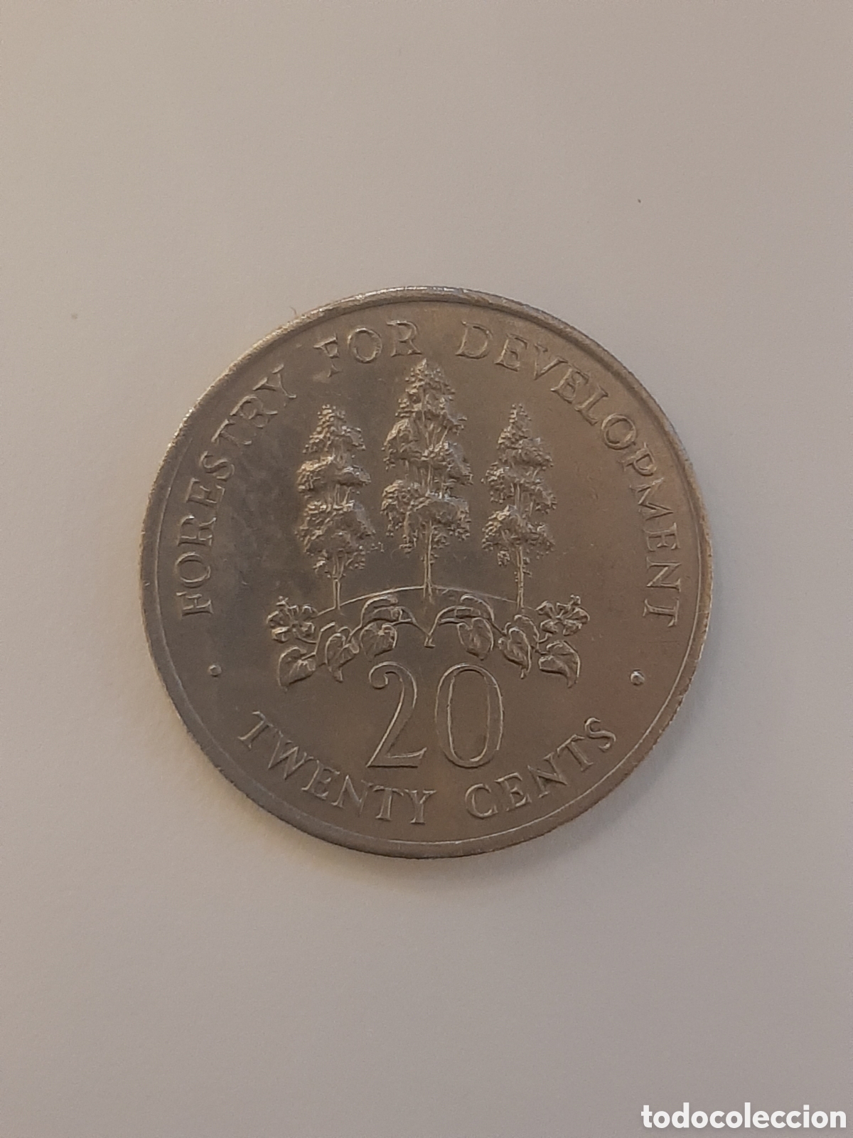 Monedas antiguas de Am&eacute;rica: JAMAICA 20 CENTIMOS 1976 - Foto 2