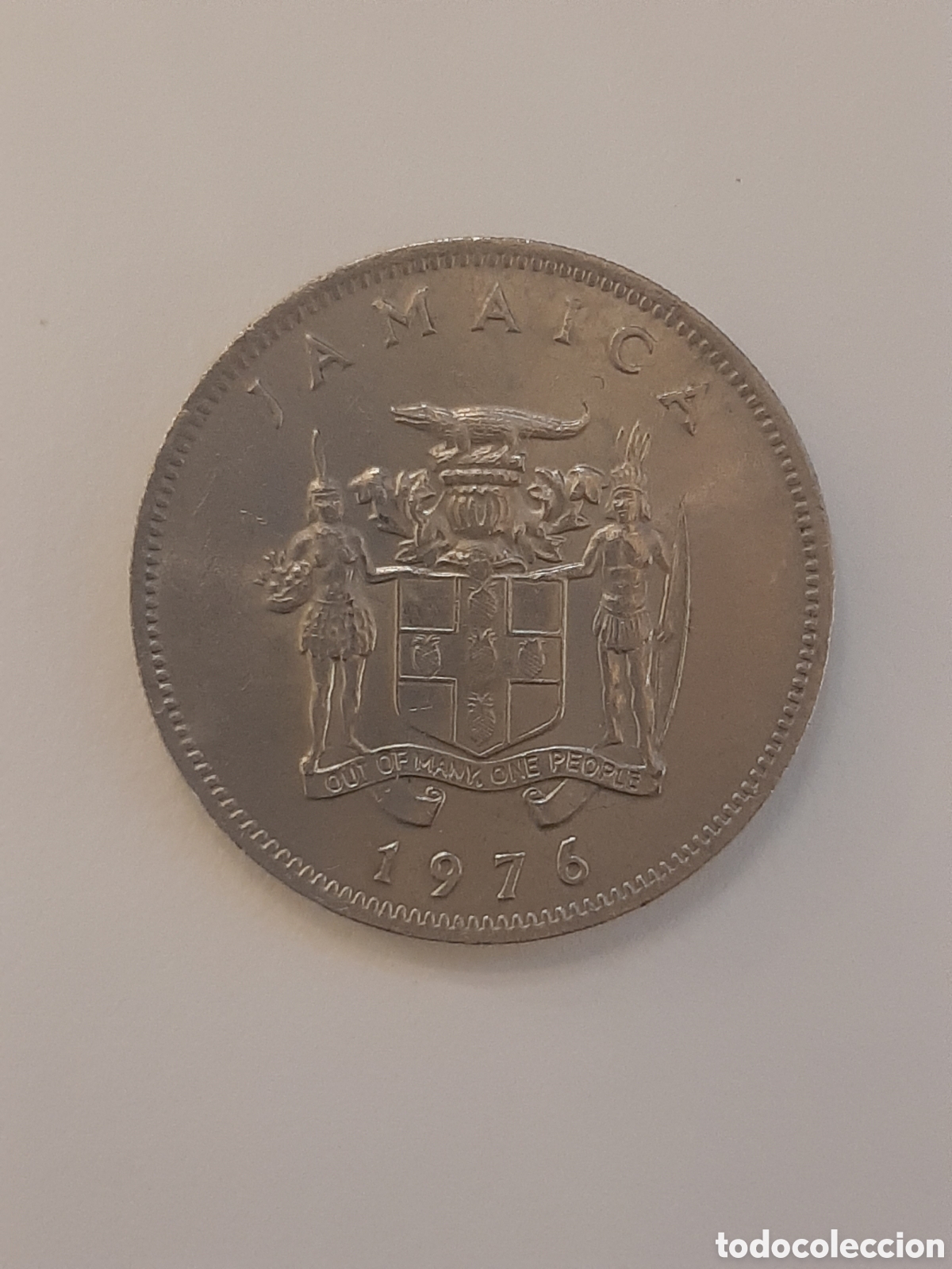 Monedas antiguas de Am&eacute;rica: JAMAICA 20 CENTIMOS 1976 - Foto 1