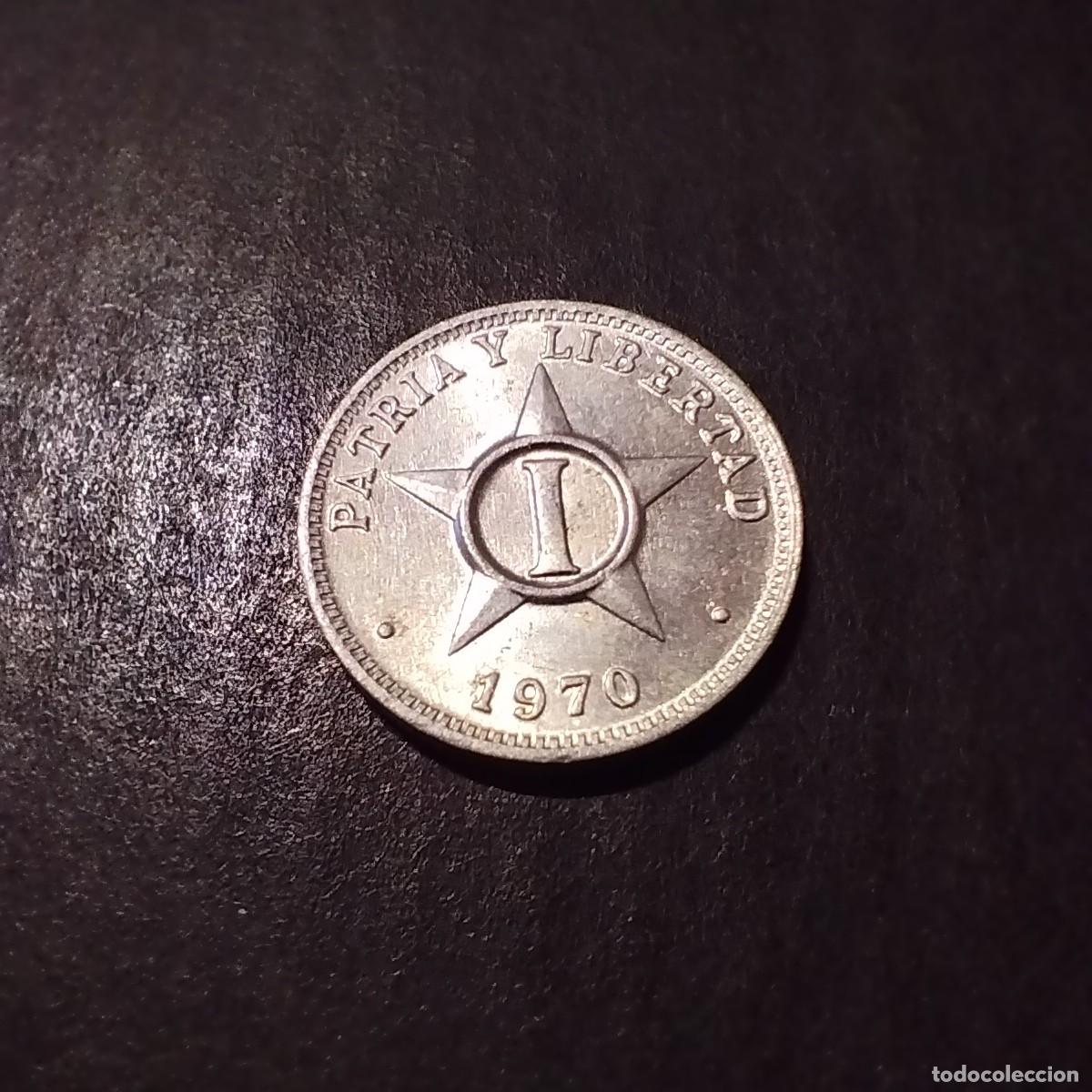 Monedas antiguas de Am&eacute;rica: Moneda 1 centavo, Cuba 1970 - Foto 1