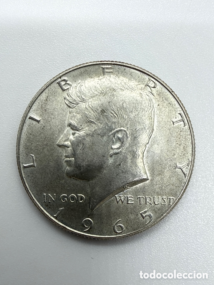 Monedas antiguas de Am&eacute;rica: Moneda de plata 1965 - Foto 1