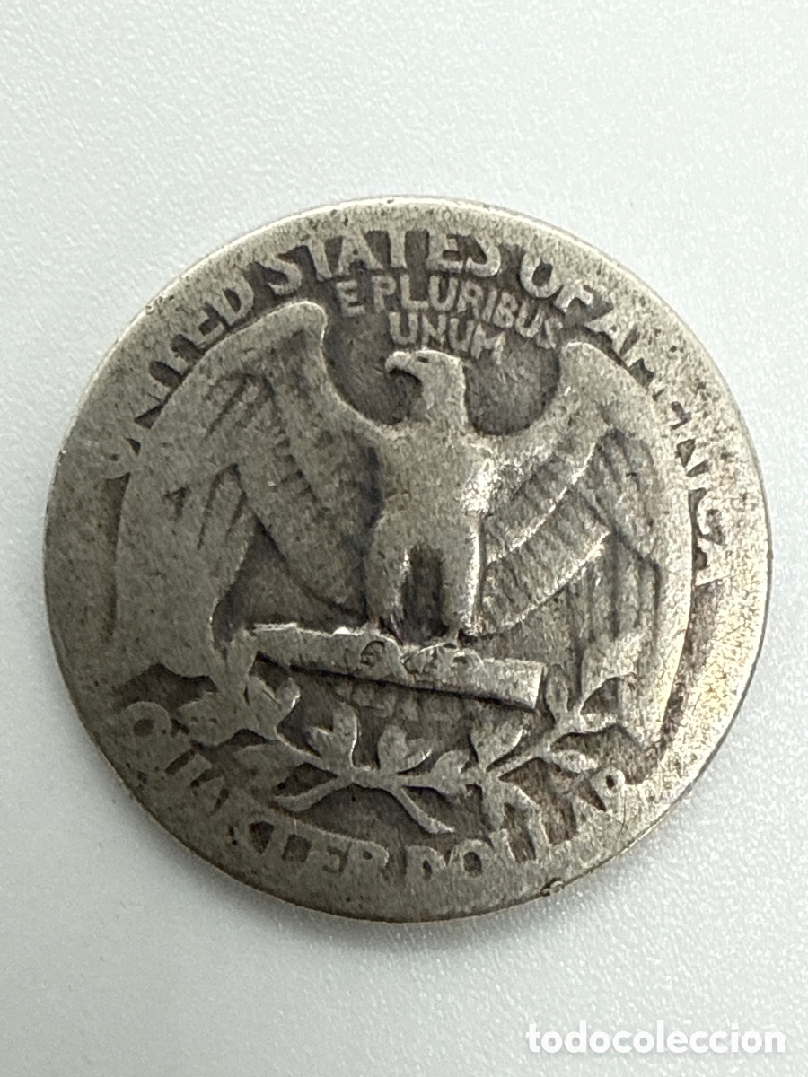 Monedas antiguas de Am&eacute;rica: Moneda de plata 1935 usa - Foto 2