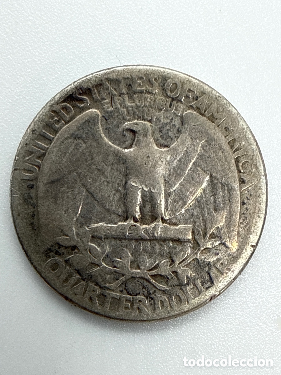 Monedas antiguas de Am&eacute;rica: Moneda de plata 1944 usa - Foto 2