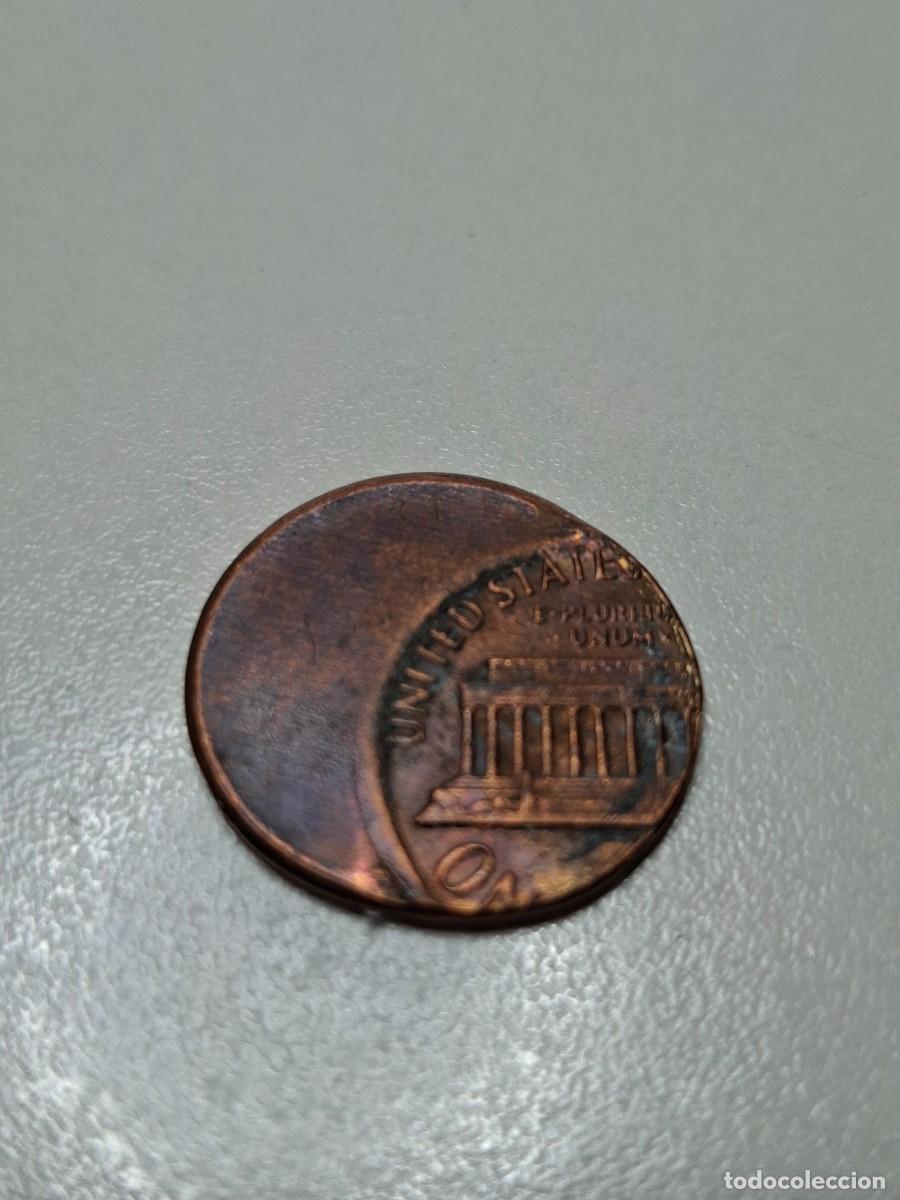 Monedas antiguas de Am&eacute;rica: Mint Error Lincond cent ,50% off center - Foto 4