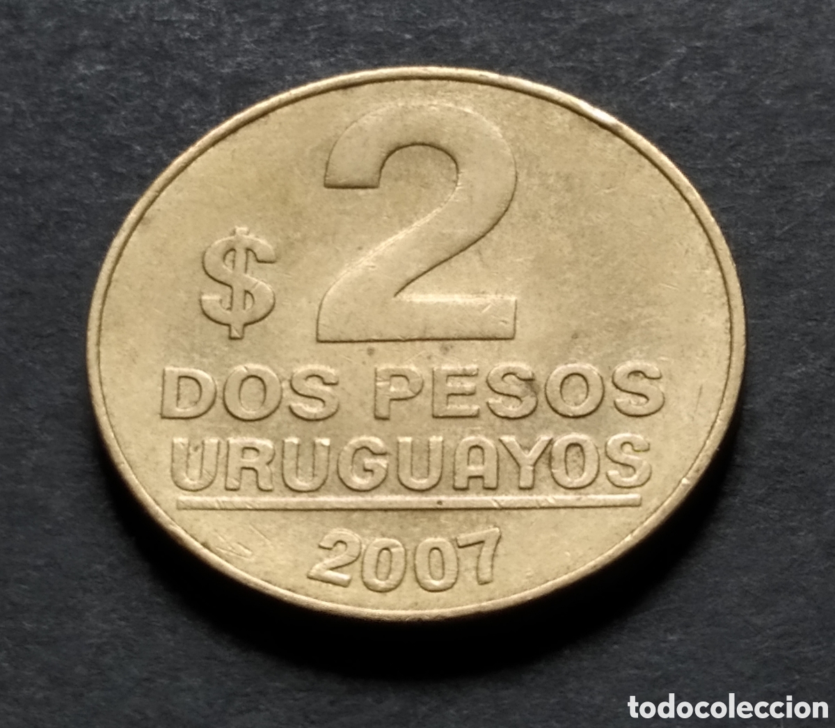Monedas antiguas de Am&eacute;rica: MONEDA - URUGUAY 2 PESOS 2007 - Foto 3