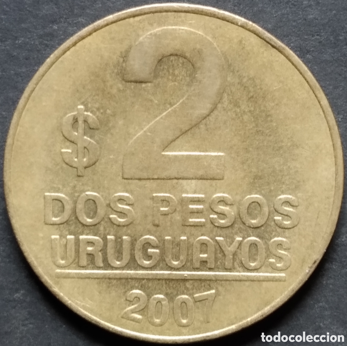 Monedas antiguas de Am&eacute;rica: MONEDA - URUGUAY 2 PESOS 2007 - Foto 1