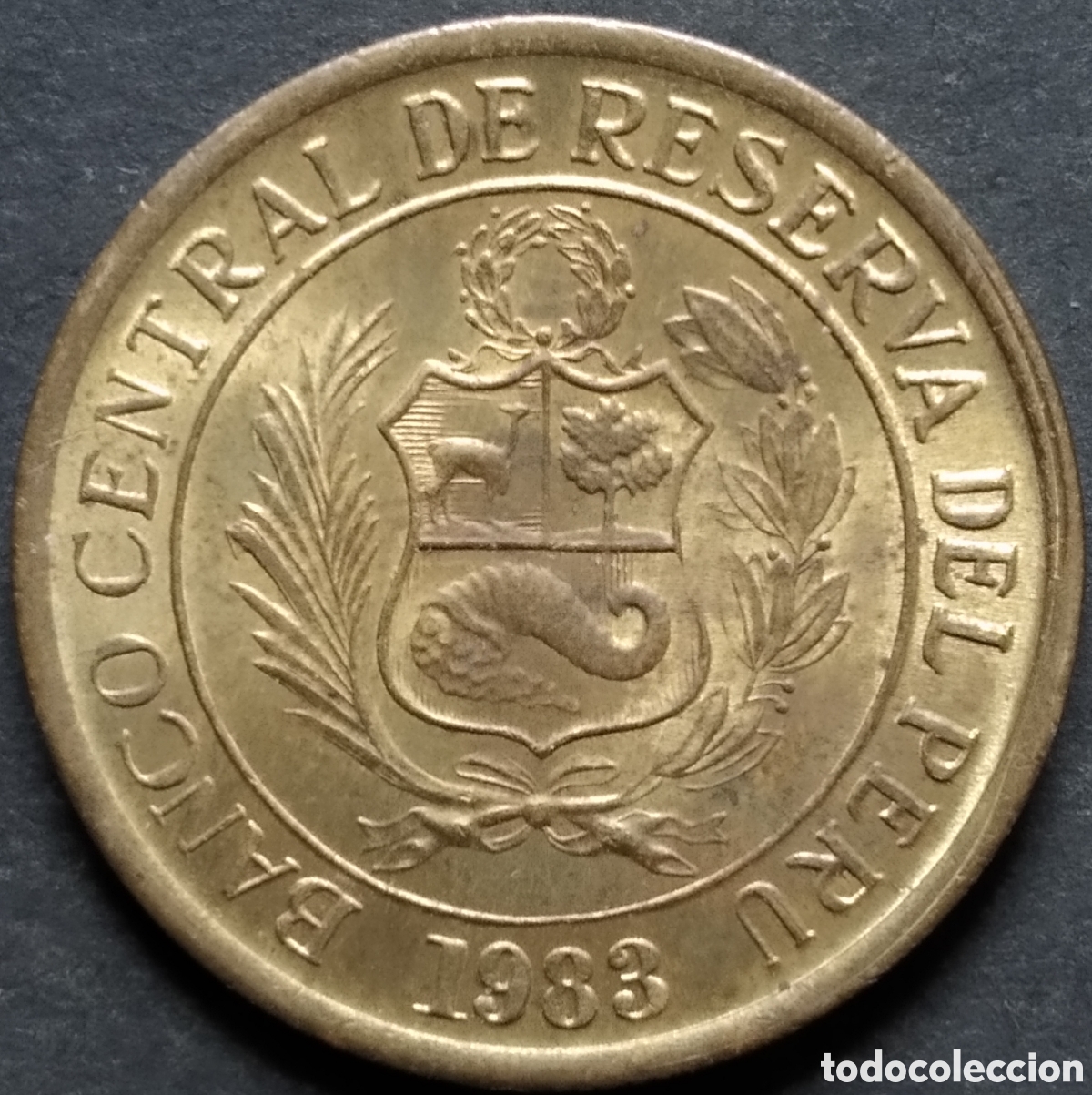 Monedas antiguas de Am&eacute;rica: MONEDA - PER&Uacute; 10 SOLES DE ORO 1983 - Foto 2