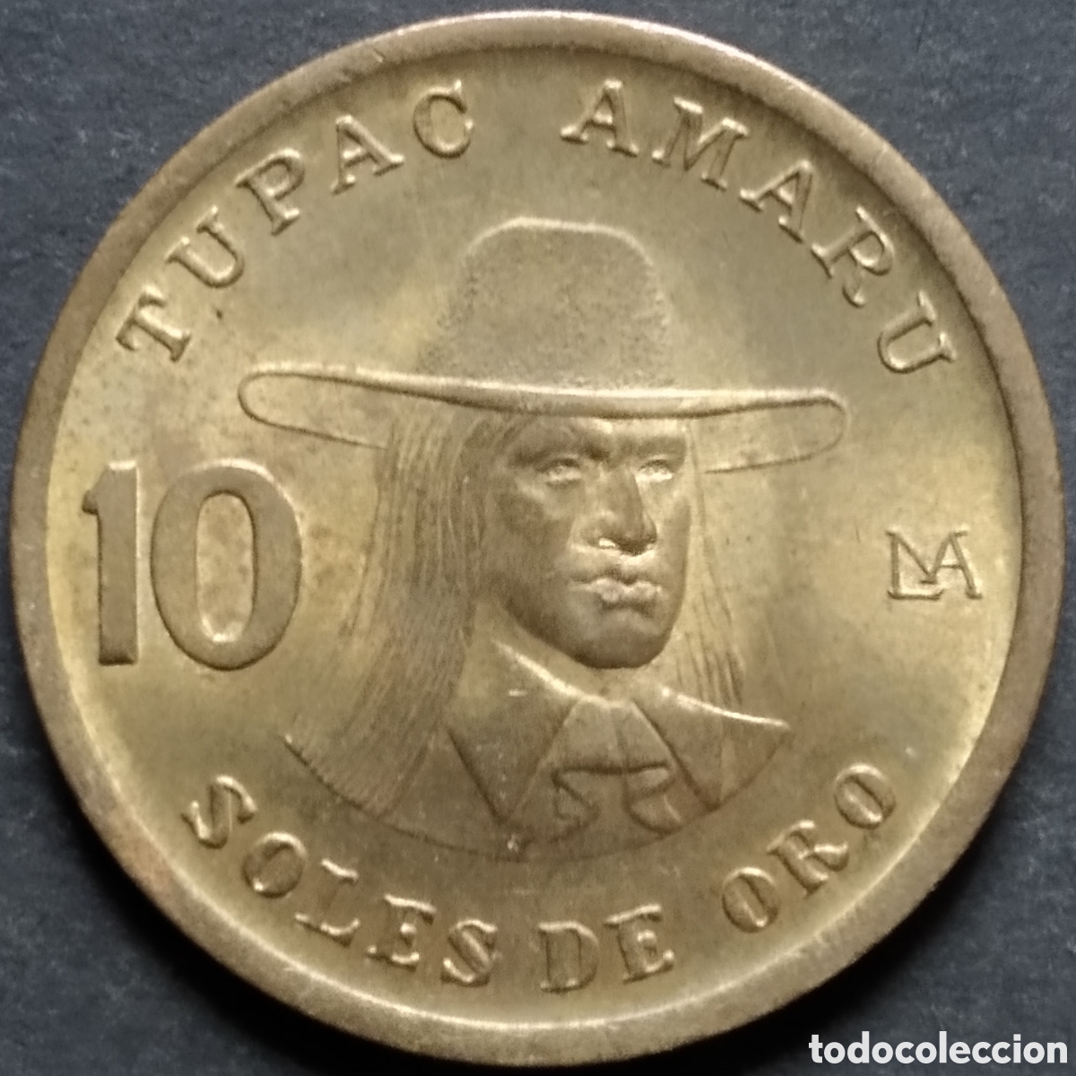 Monedas antiguas de Am&eacute;rica: MONEDA - PER&Uacute; 10 SOLES DE ORO 1983 - Foto 1