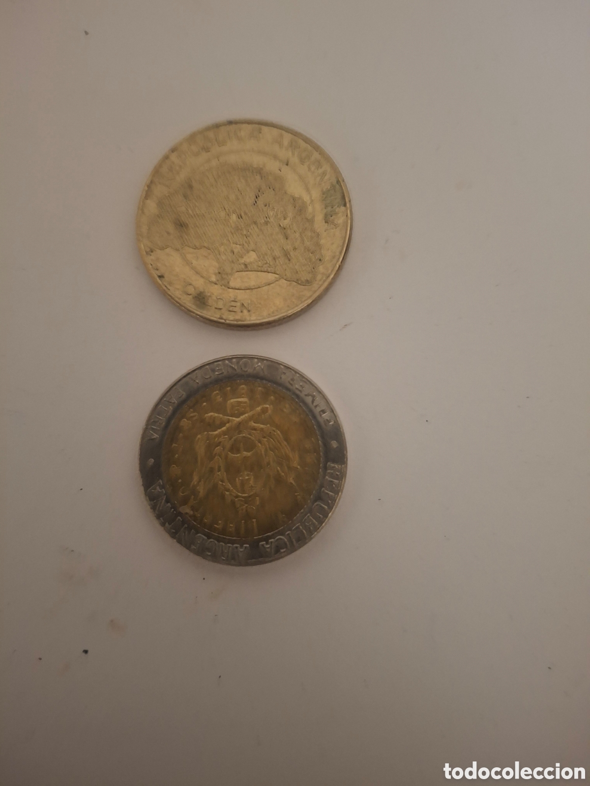 Monedas antiguas de Am&eacute;rica: Monedas de las Rep&uacute;blica Argentina - Foto 3