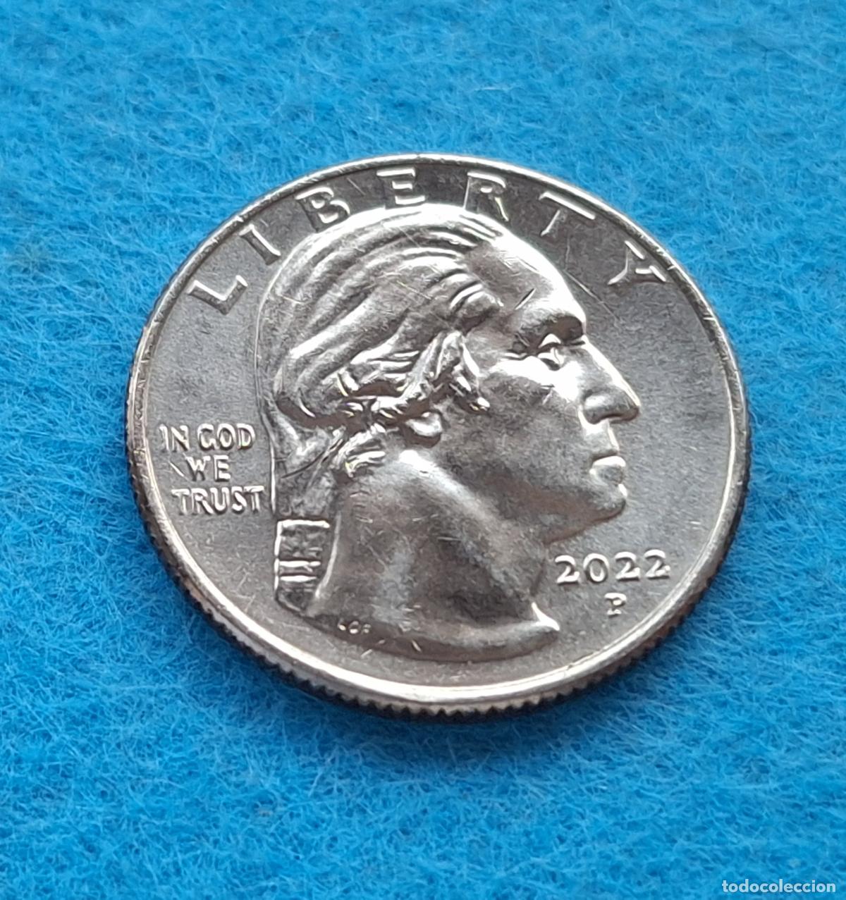 Monedas antiguas de Am&eacute;rica: Moneda Estados Unidos. 25 cents 2022 quarter dollar. Nina Otero-Warren. P. AMERICAN WOMEN QUARTERS