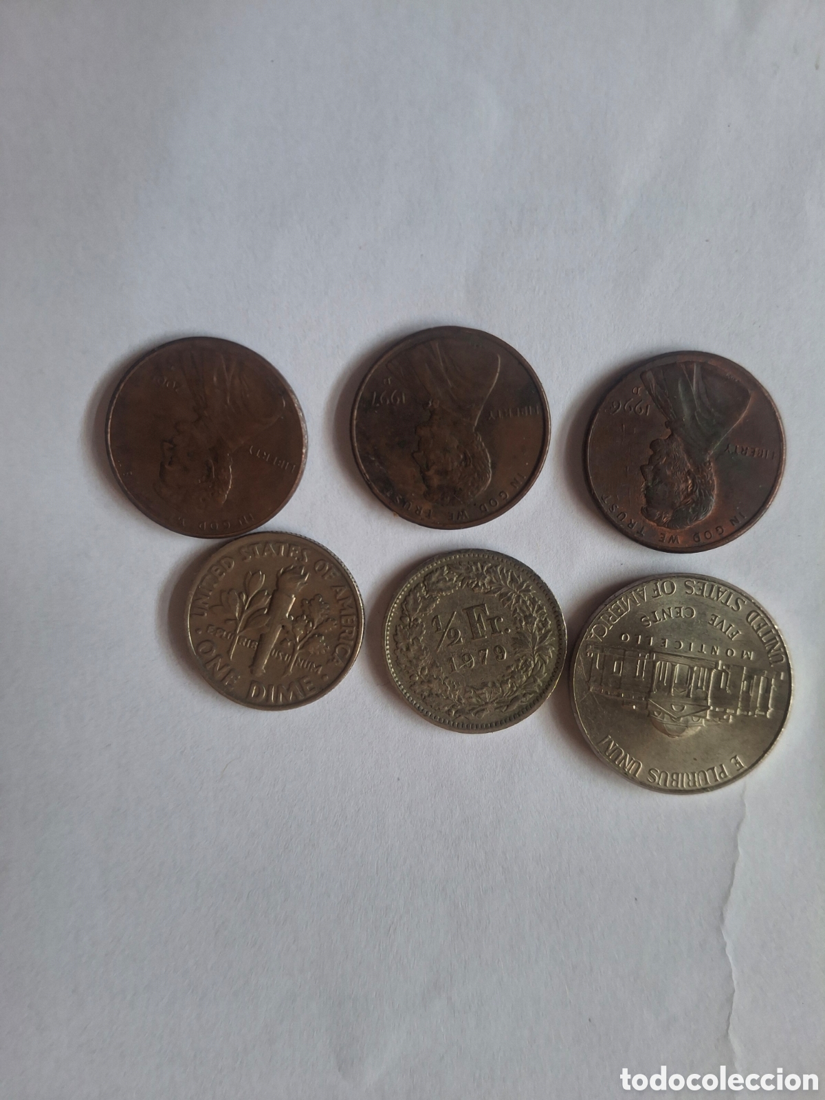 Monedas antiguas de Am&eacute;rica: Monedas de los Estados Unidos - Foto 1