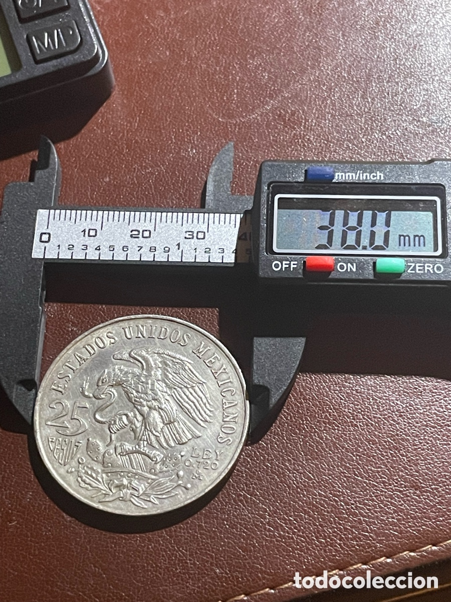 Monedas antiguas de Am&eacute;rica: Moneda PLATA estados M&eacute;xico - Foto 4