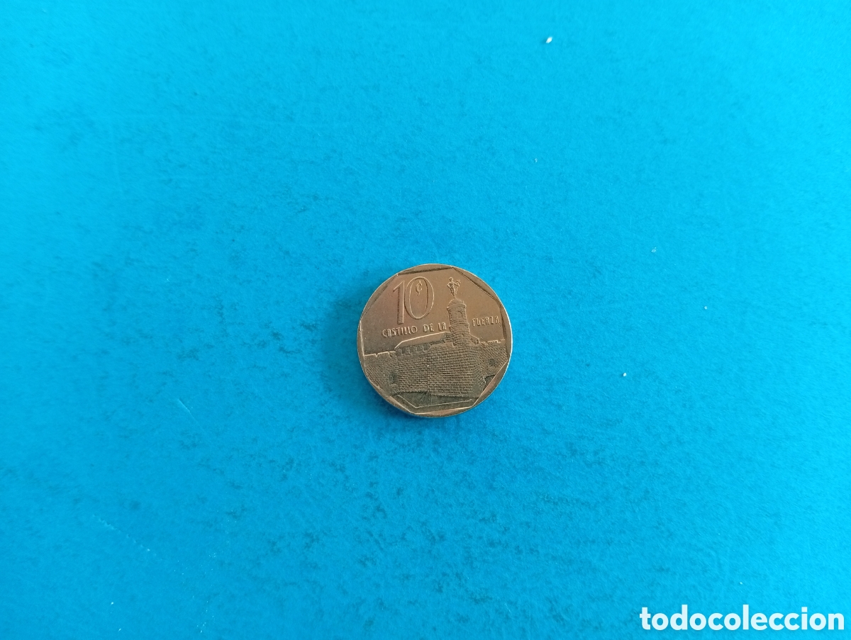 Monedas antiguas de Am&eacute;rica: 10 centavos de Cuba 1994 - Foto 2