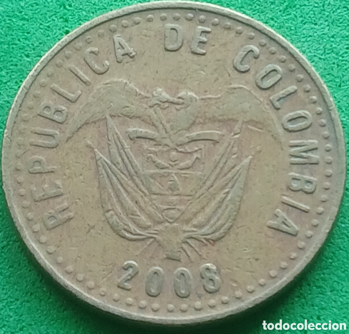 Monedas antiguas de Am&eacute;rica: Colombia 100 pesos 2008 km#285
