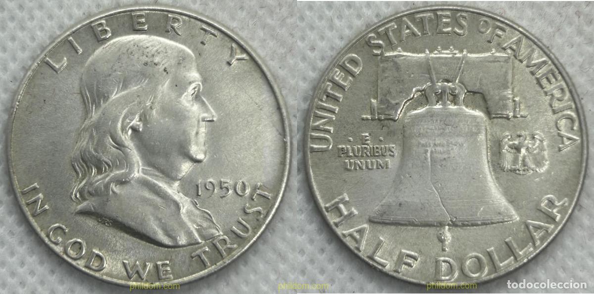 Monedas antiguas de Am&eacute;rica: 4409 ESTADOS UNIDOS 1950 ESTADOS UNIDOS HALF DOLLAR 1/2 dollar 1950