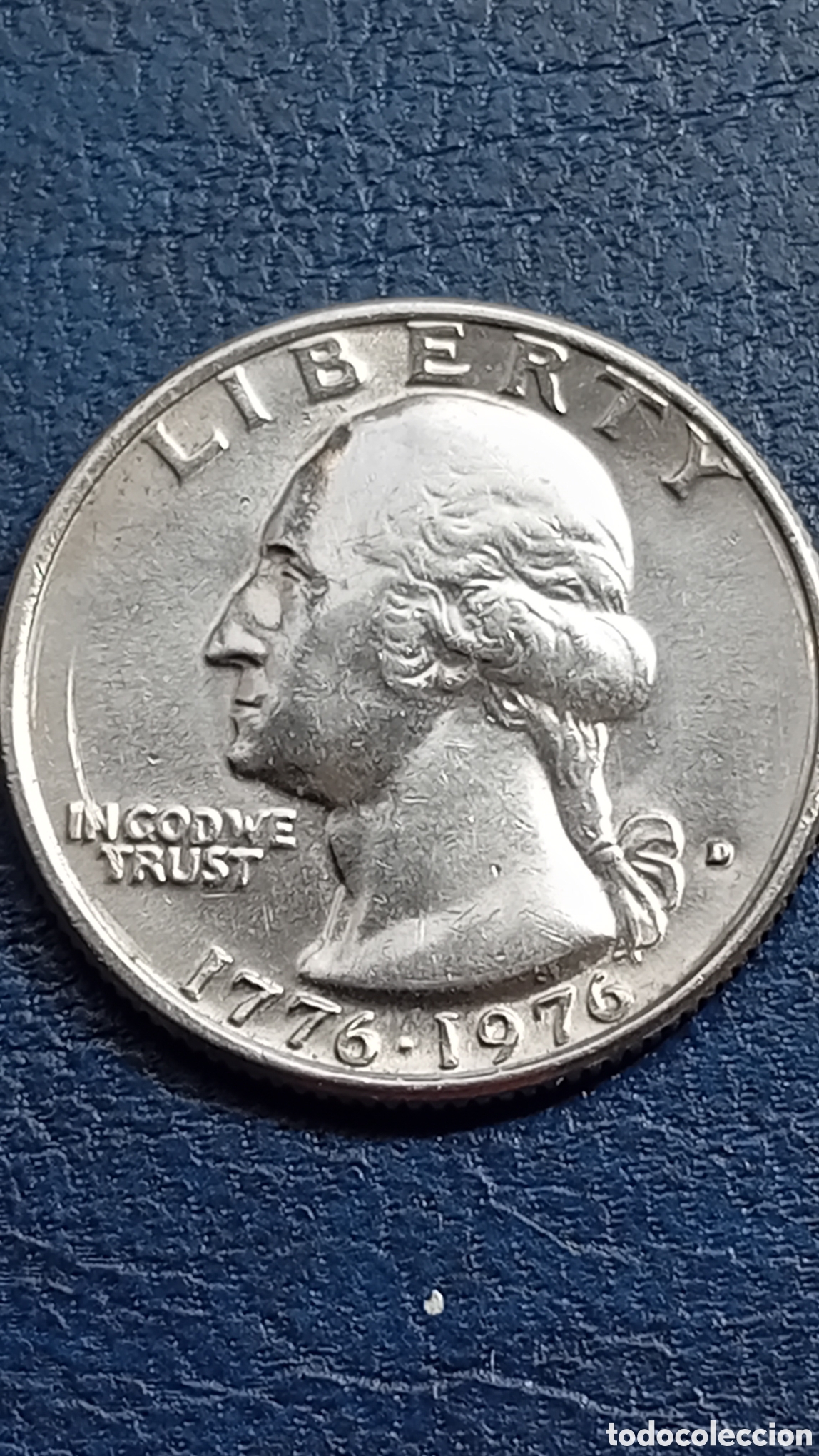 Monedas antiguas de Am&eacute;rica: QUARTER DOLAR WASHINGTON - Foto 2