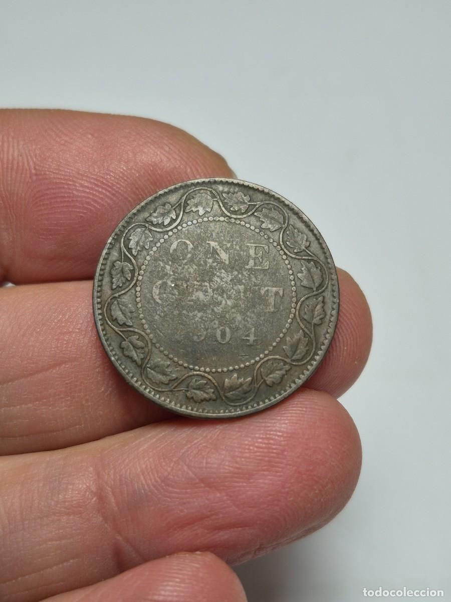 Monedas antiguas de Am&eacute;rica: NT / CANADA 1 CENTIMO 1904 (M1338) - Foto 2