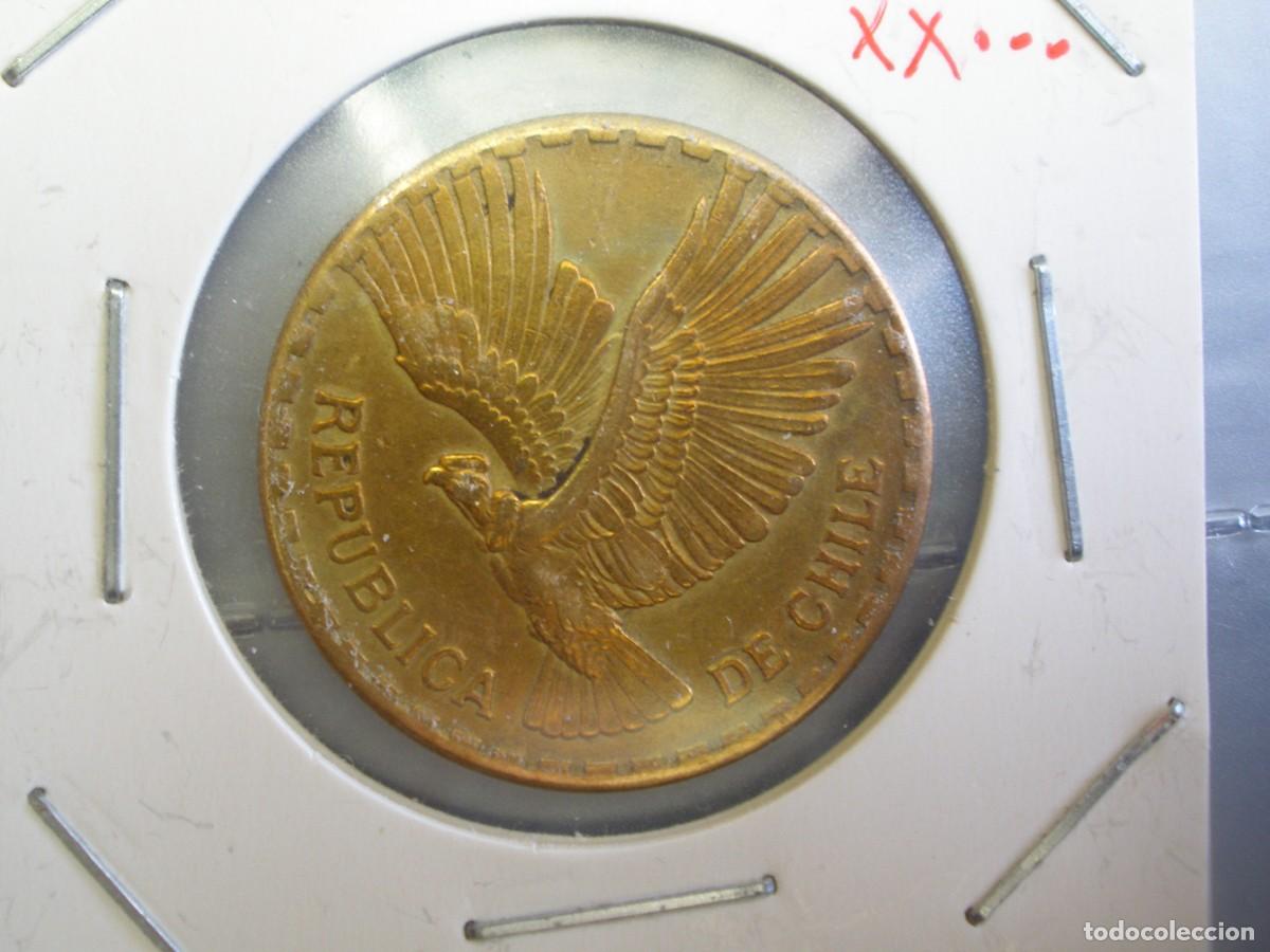 Monedas antiguas de Am&eacute;rica: 10 centimos de la Republica de Chile de 1966 - Foto 1