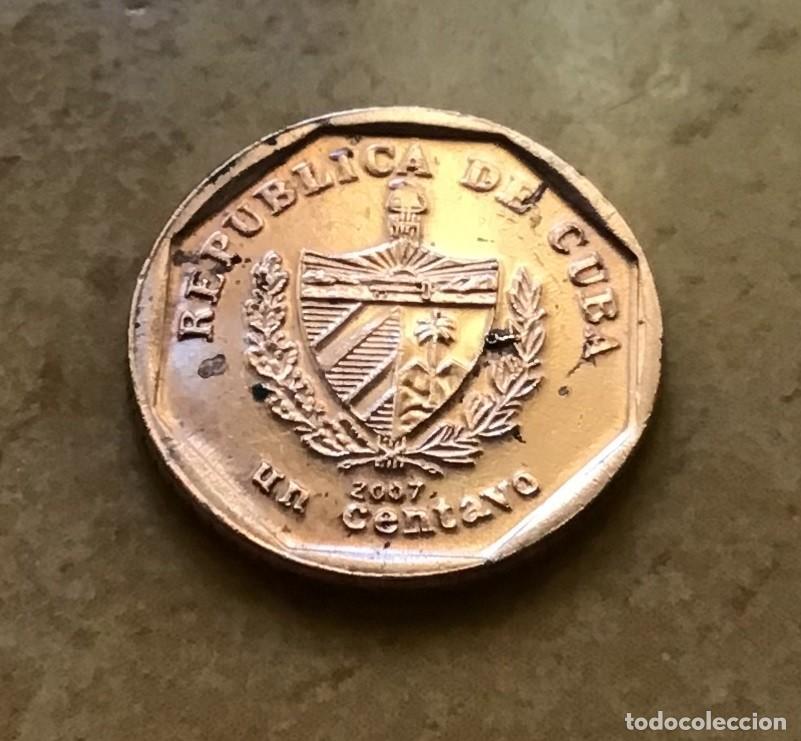 Monedas antiguas de Am&eacute;rica: 1 centavo de Cuba. A&ntilde;o 2007 - Foto 1