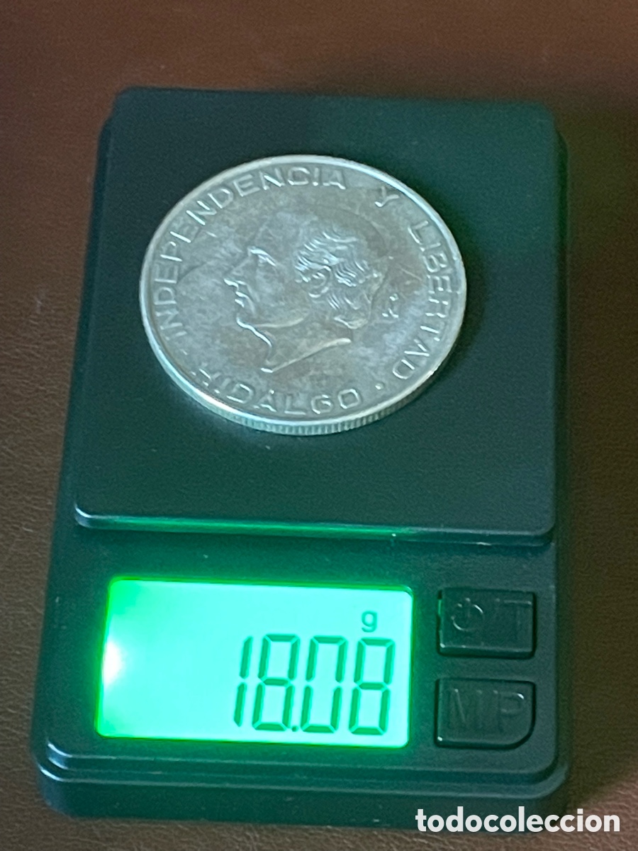 Monedas antiguas de Am&eacute;rica: Moneda PLATA M&eacute;xico hidalgo - Foto 3