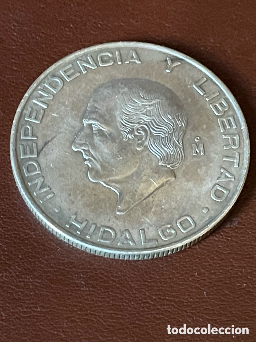 Monedas antiguas de Am&eacute;rica: Moneda PLATA M&eacute;xico hidalgo - Foto 1