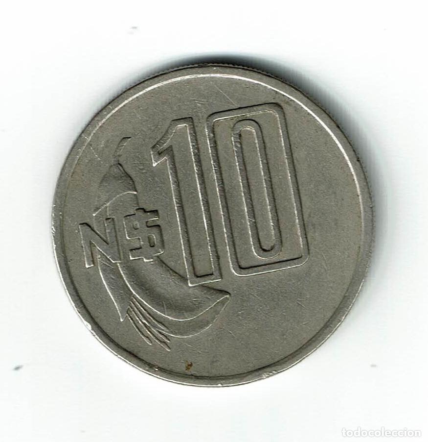 Monedas antiguas de Am&eacute;rica: URUGUAY 10 PESOS 1981 - - Foto 2