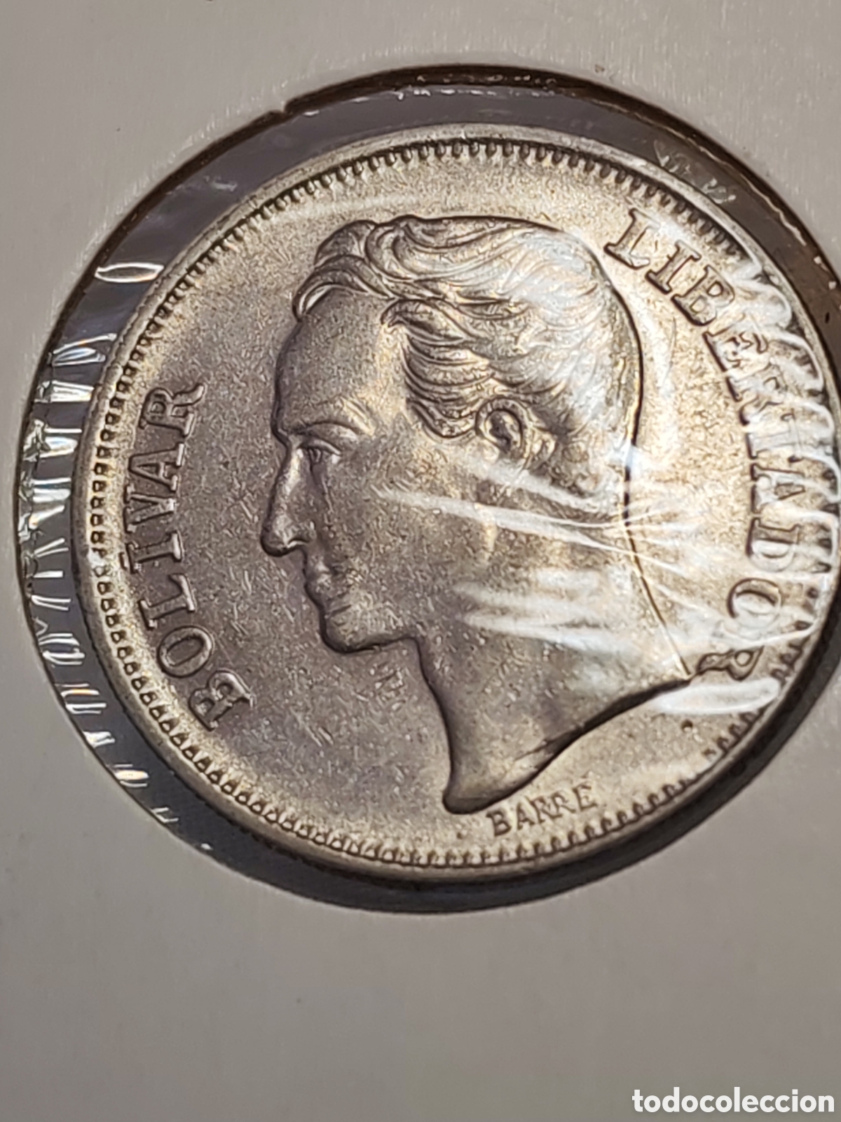 Monedas antiguas de Am&eacute;rica: Venezuela. 1 bolivar. 1967.