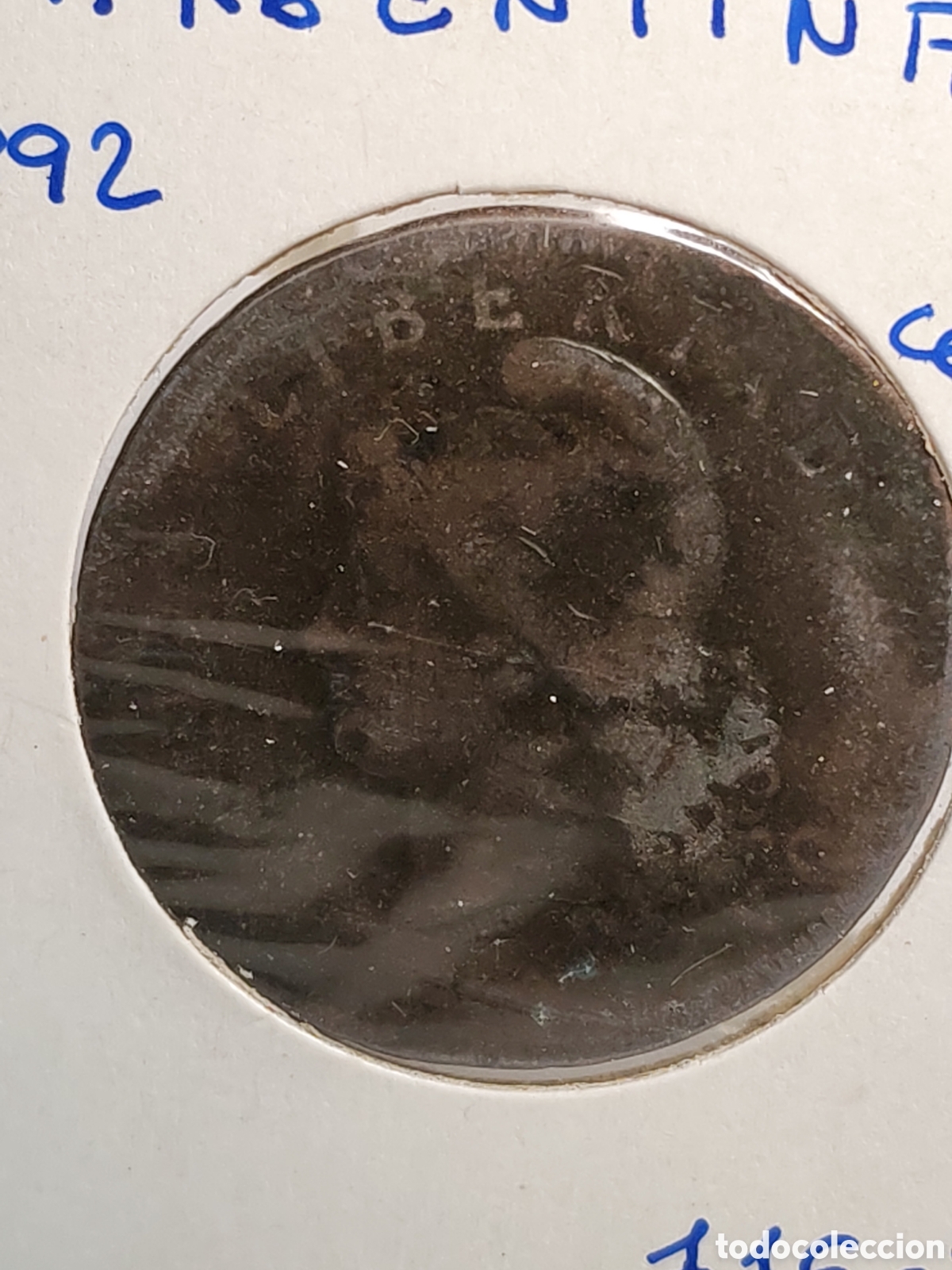 Monedas antiguas de Am&eacute;rica: Argentina. 2 centavos. 1892. - Foto 4