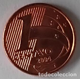 Monedas antiguas de Am&eacute;rica: BRASIL 1 centavo 2004 - Foto 2