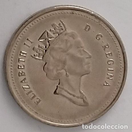 Monedas antiguas de Am&eacute;rica: CANADA 25 centavos 1994 - Foto 1
