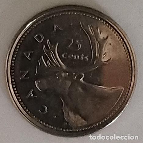 Monedas antiguas de Am&eacute;rica: CANADA 25 centavos 2002 - Foto 2