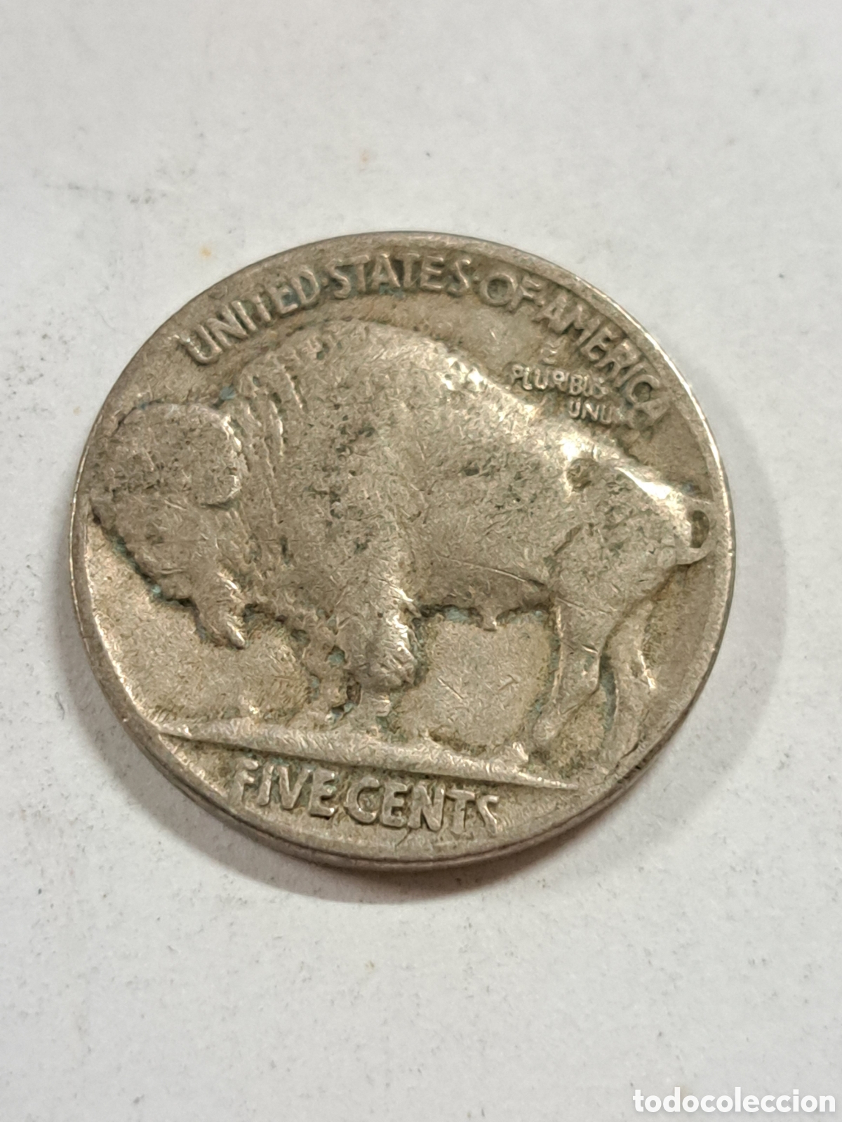 Monedas antiguas de Am&eacute;rica: 5 centavos EEUU del indio - bisonte a&ntilde;o 1930 - Foto 2