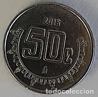 Monedas antiguas de Am&eacute;rica: MEJICO 50 centavos 2016 - Foto 2