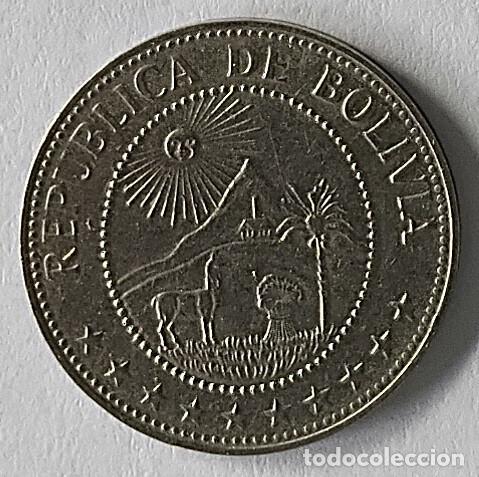 Monedas antiguas de Am&eacute;rica: BOLIVIA 50 centavos 1967 - Foto 1