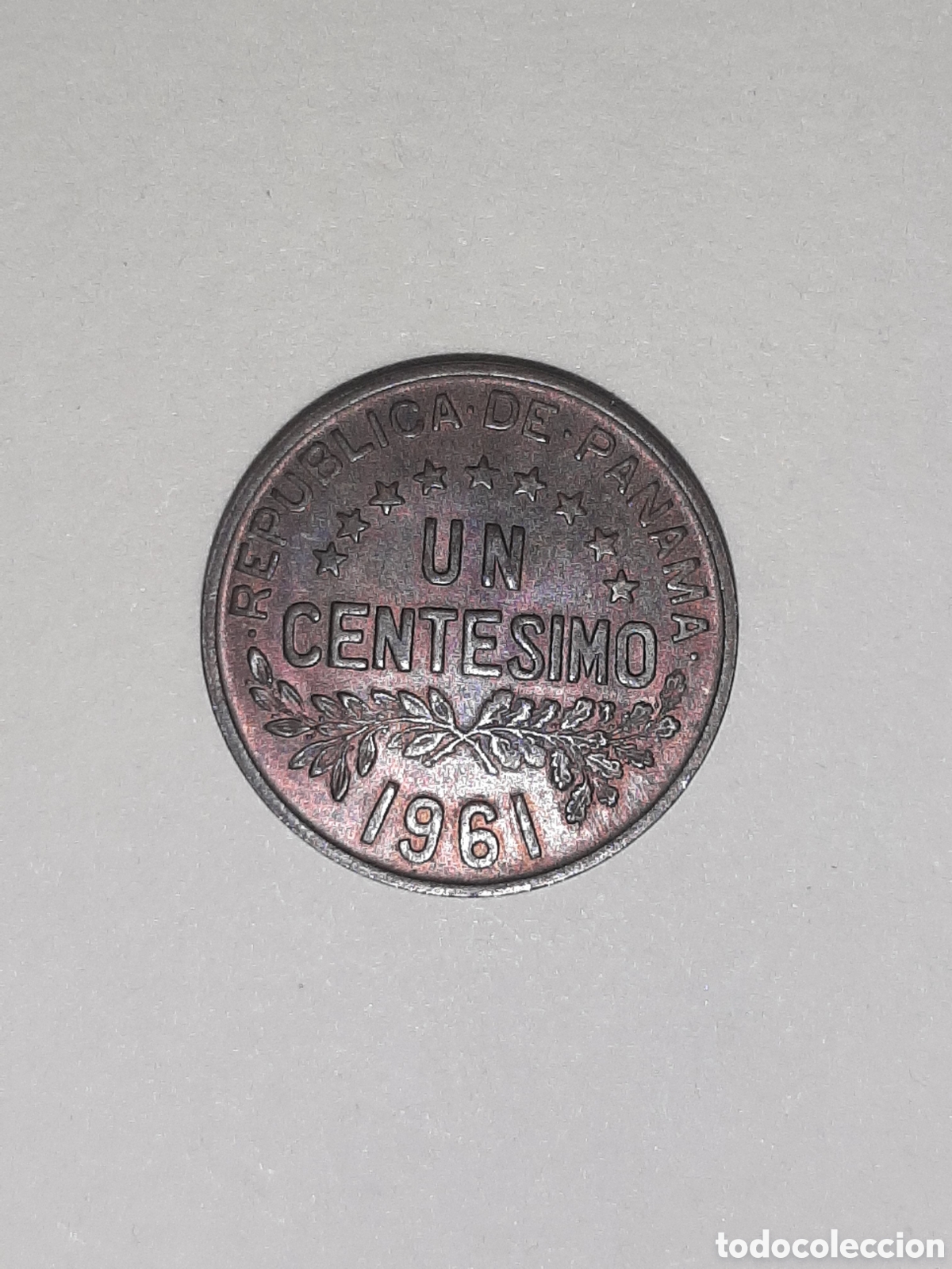 Monedas antiguas de Am&eacute;rica: PANAMA REPUBLICA 1 CENT. 1961 - Foto 2