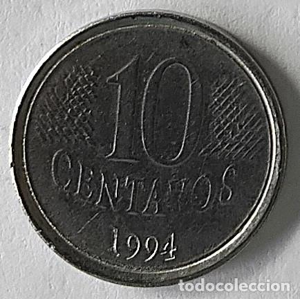 Monedas antiguas de Am&eacute;rica: BRASIL 10 centavos 1994 - Foto 2