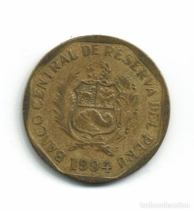 Monedas antiguas de Am&eacute;rica: PER&Uacute; 10 CENTIMOS 1994 - Foto 2