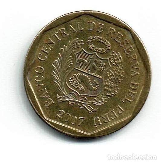 Monedas antiguas de Am&eacute;rica: PER&Uacute; 5 CENTIMOS 2007 - Foto 2