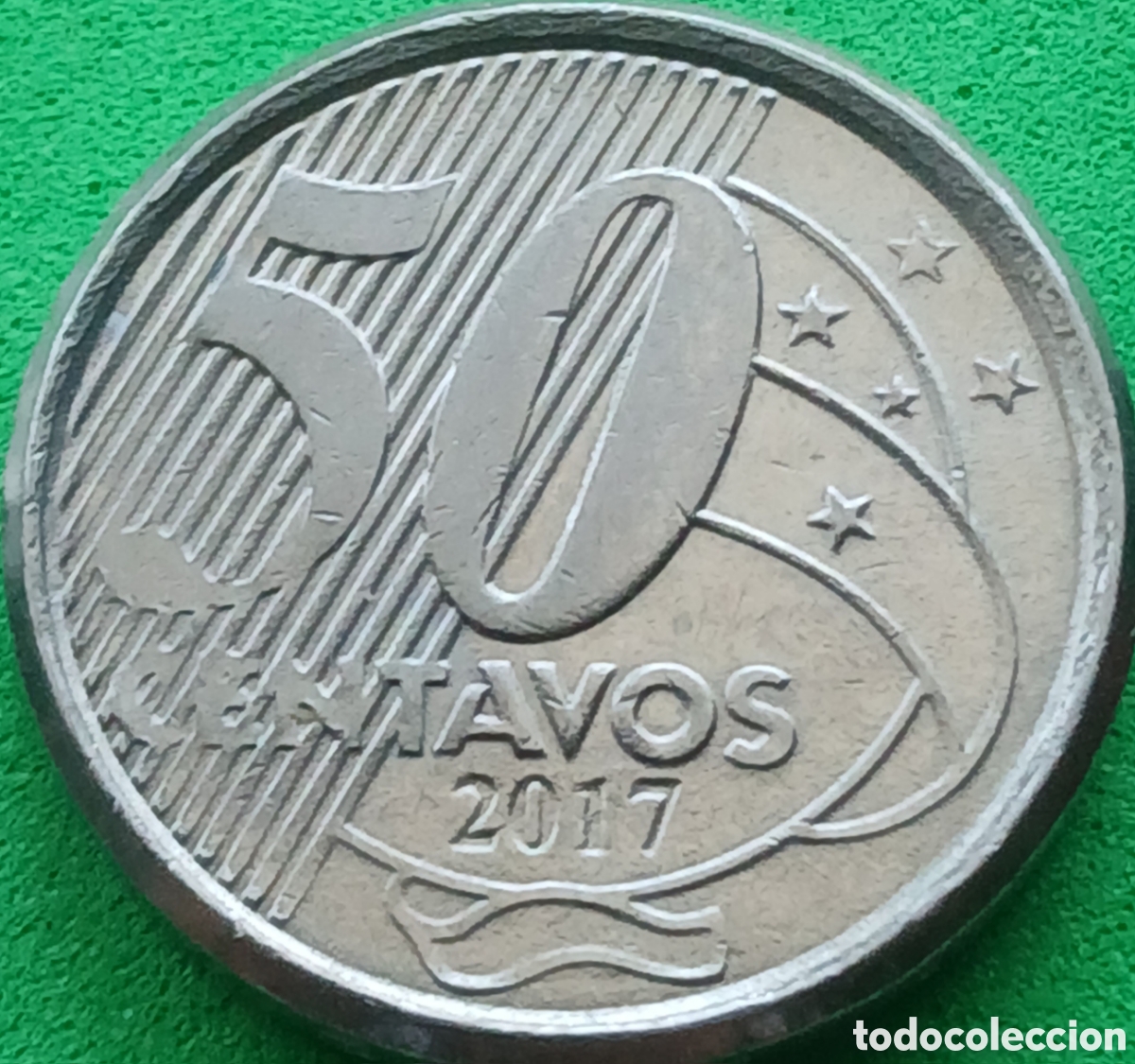 Monedas antiguas de Am&eacute;rica: Brasil 50 centavos 2017 km#651a