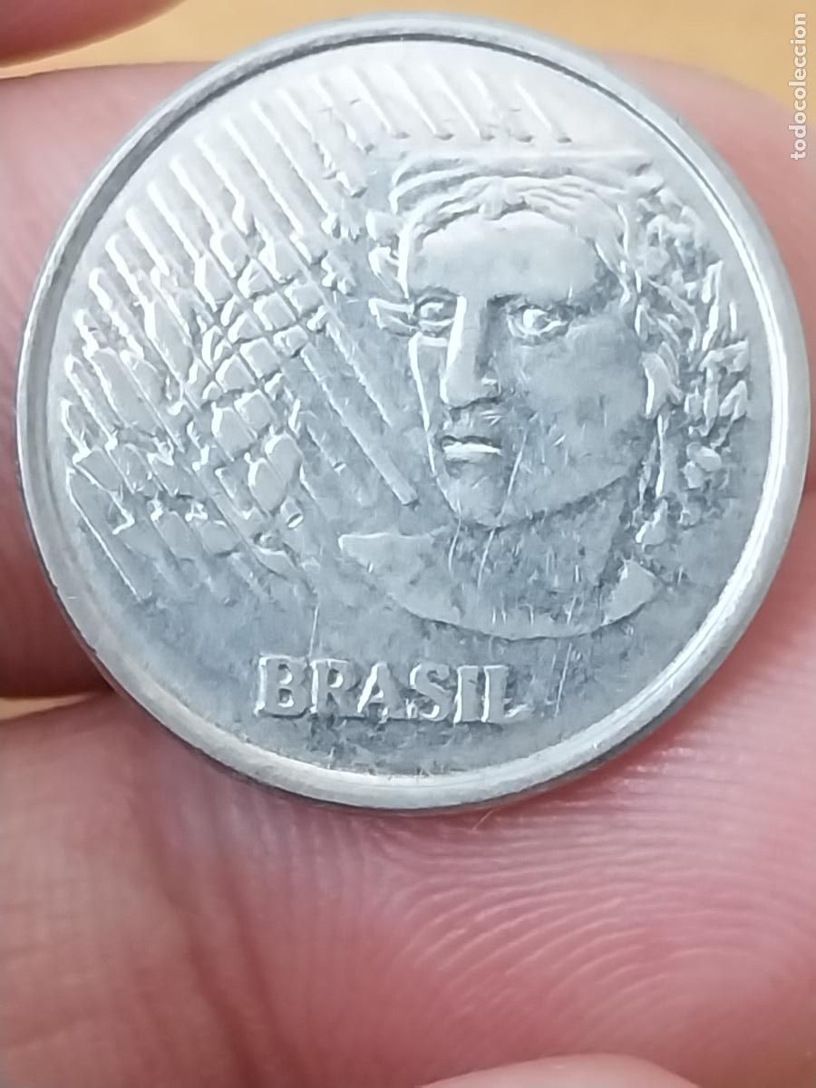 Monedas antiguas de Am&eacute;rica: BRASIL 1994 10 CENTAVOS MONEDA ORIGINAL CIRCULADA