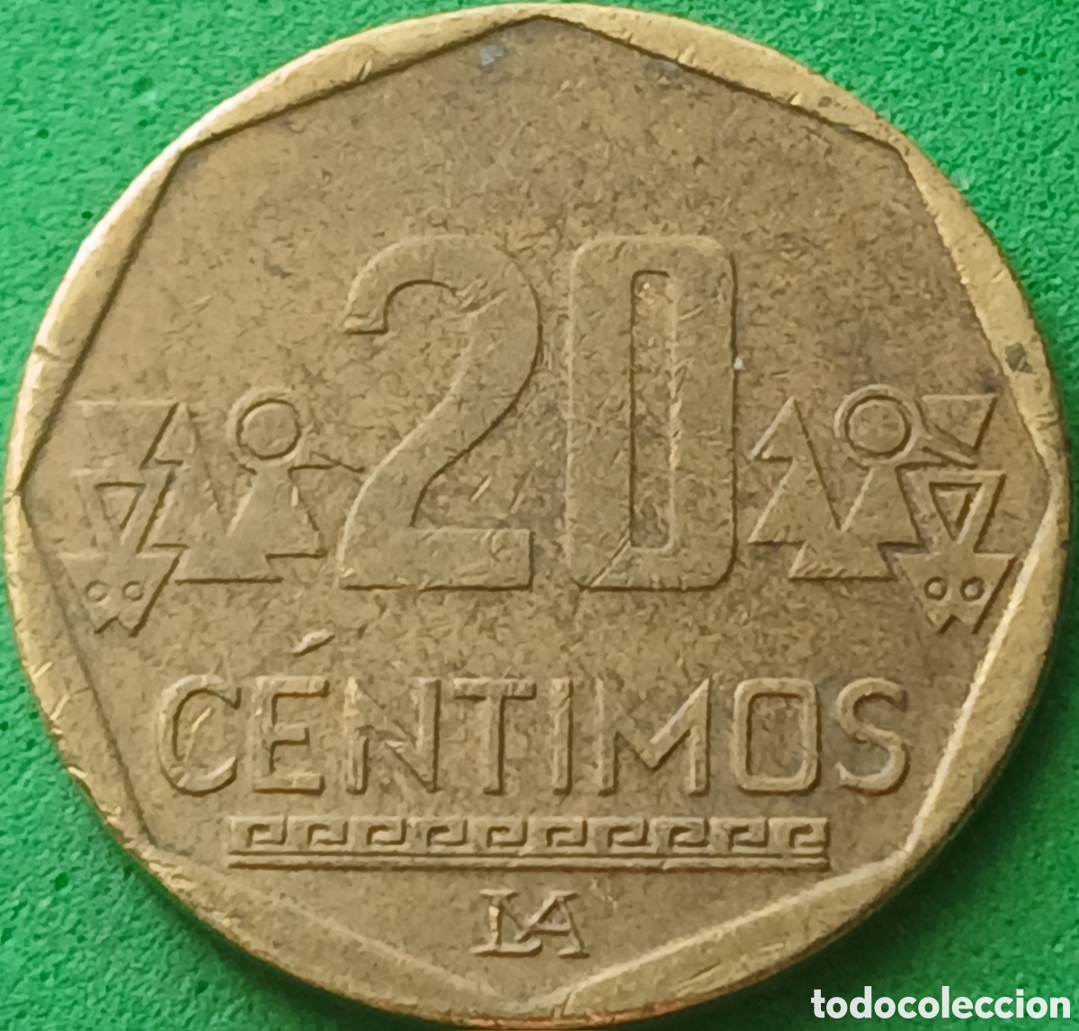 Monedas antiguas de Am&eacute;rica: Per&uacute; 20 c&eacute;ntimos 2023 km#306.4