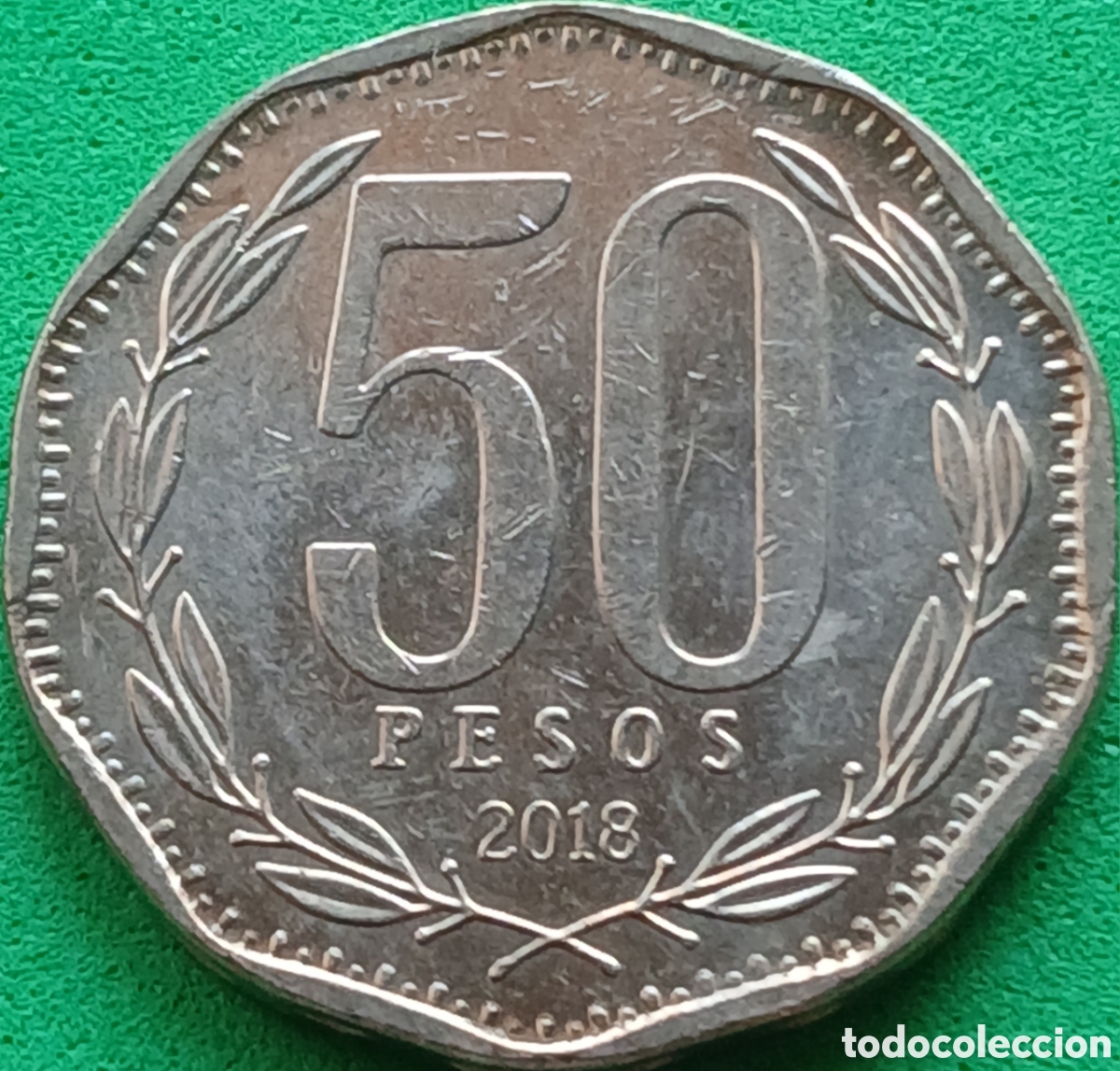 Monedas antiguas de Am&eacute;rica: Chile 50 pesos 2018 km#219